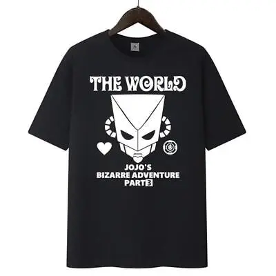 Buy JOJO DIO The World T-shirt Graphic Tee Unisex Short Sleeved Summer Top S-3XL • 14.39£