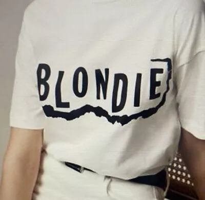 Buy Mint Velvet “Blondie” Slogan T-Shirt White BRAND NEW 🖤🤍 RRP £45 • 25£