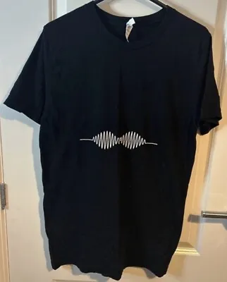 Buy Arctic Monkeys T Shirt AM Indie Rock Band Merch Tee Size Medium Black • 12.95£