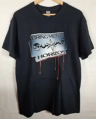 Buy Official Bring Me The Horizon Razorblade BMTH Band Music T Shirt Size L • 16.99£