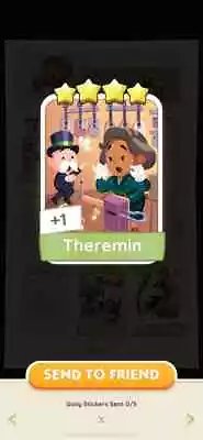 Buy Monopoly Go - Theremin Sticker / Card - FAST DELIVERY A • 1.39£