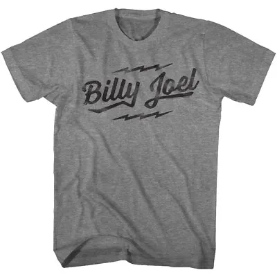 Buy Billy Joel Big Letter Name Lightning Bolts Men's T Shirt Rock Music Tour Merch • 40.39£