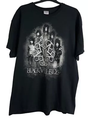 Buy Black Veil Brides Band Black T Shirt Crew Neck Tee 2012 Gildan XL Rock Music • 24.99£