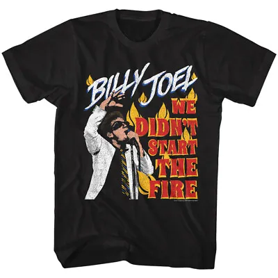 Buy Billy Joel We Didn't Start The Fire Men's T Shirt Soft Rock Music Merch • 40.37£
