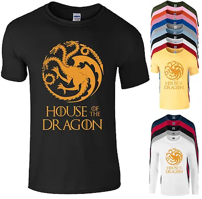 Buy House Of The Dragon T Shirt Game Of Thrones Inspired Mens Childrens Tees Tops • 24.99£