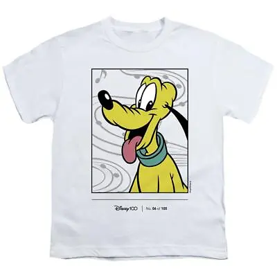 Buy Disney D100 Pluto Kids T-shirt Boys Girls Dog 100th Anniversary Official • 11.99£