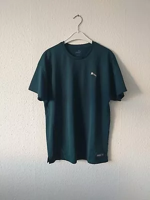 Buy Puma Men's Jersey T-Shirt Green Size M • 10.38£