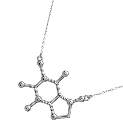 Buy  Women Necklaces Trendy Chemistry Lovers Gift Organic Jewelry Miss Coffee • 4.75£
