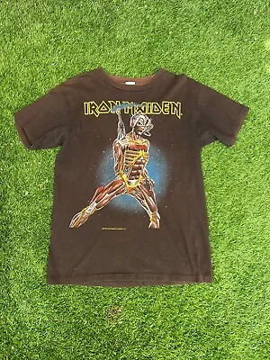 Buy Vintage 1987 Iron Maiden Somewhere In Time On Tour T-Shirt M 80’s Eddie • 181.90£