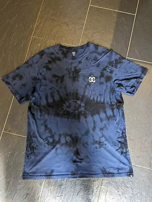 Buy DC Shoes Mens T-shirt Tee Acyd Star Style Tye Dye Blue And Black Top With Logo • 15£