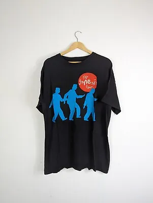 Buy Vintage Genesis Tour Single Stitch T-shirt Size Large L 1992 90s Graphic Print • 70£