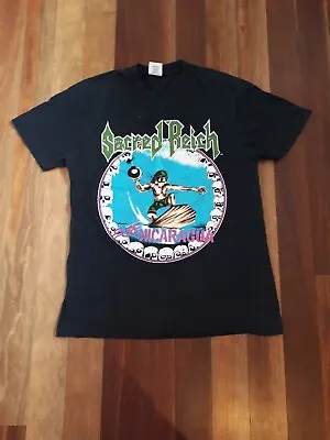 Buy Sacred Reich Vintage Surfing Nicaragua Top Heavy Australia Size 16 Shirt • 53.72£