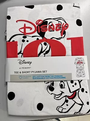 Buy Disney 101 Dalmatians White PJ Pyjama Set Ladies Primark • 19.99£