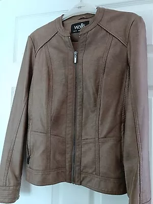 Buy Ladies Faux Leather Jacket • 10£