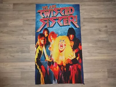 Buy Twisted Sister Flag Flagge Heavy Glam Hair Metal Dokken Ratt 666 • 25.63£