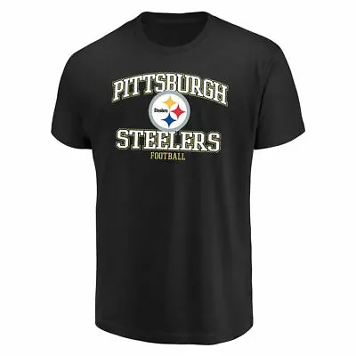 Buy Pittsburgh Steelers Black NFL T Shirt - Small • 12£