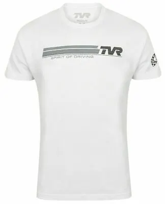 Buy TVR T-Shirt Bar Logo Mens Official Merchandise British Car Enthusiast • 10.99£