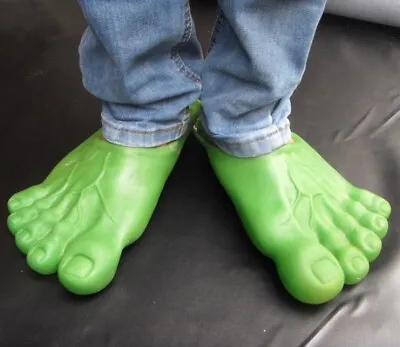 Buy Big Foot Funny Toe Slippers Shoe Flats Party Sandals Scary  Green • 21.18£