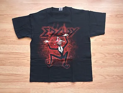Buy Edguy German Heavy Metal Band Women's T Shirt Top, Size L • 33.07£