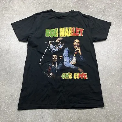 Buy Mens Bob Marley Zion Rootswear One Love Graphic T-shirt Size M • 20£