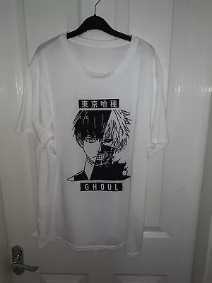 Buy Kaneki Tokyo Ghoul Manga Anime White T-shirt Large • 16.99£