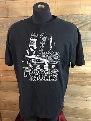 Buy Flogging Molly Irish Rock Punk Rock Band Men's XL Tour  • 12.64£