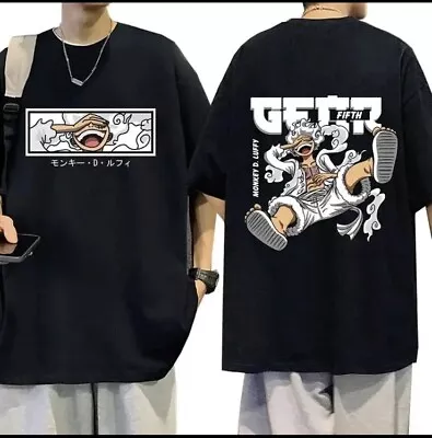 Buy Monkey D Luffy Gear 5 T Shirt Anime One Piece Medium • 17.99£
