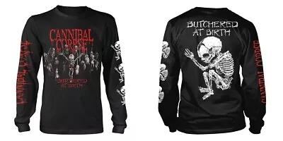 Buy Cannibal Corpse - Butchered At Birth Baby (NEW MENS LONG SLEEVE SHIRT ) • 27.08£