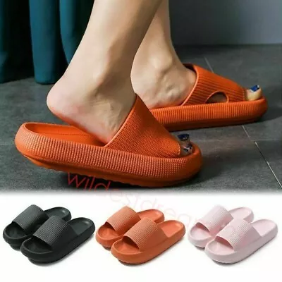 Buy Womens Ladies Ultra Soft Summer Slip On Mule Slides Sliders Sandals Slippers SZ • 6.89£