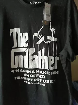 Buy Mens T-Shirts The Godfather 50 Years Black Size 3XL Brand New With Tags  • 15£