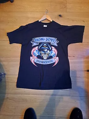 Buy Bon Jovi Forever Euro Crushh 2000 T Shirt Size L • 45£