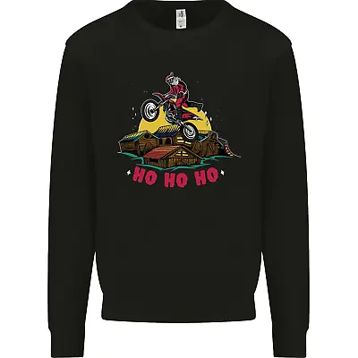 Buy Christmas Santa Motocross Dirt Bike Mens Sweatshirt Jumper • 20.99£
