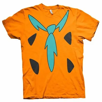 Buy The Flintstones Costume Orange T-Shirt • 10£