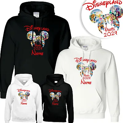 Buy Disneyland Paris 2024 Personalised Hoody Minnie Mickey Family Matching Hoodies • 15.99£