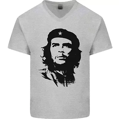 Buy Che Guevara Silhouette Mens V-Neck Cotton T-Shirt • 9.99£