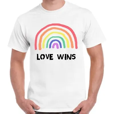 Buy LGBT Rainbow Love Wins Proud London Soho Lips Gay Pride Gift Unisex T Shirt 2725 • 6.35£