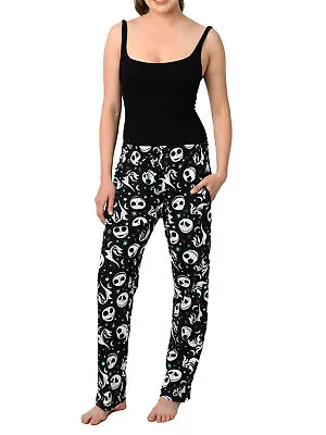Buy Nightmare Before Christmas Lounge Pajama Pants Cotton Womens Plus Size Black • 24.56£