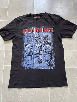 Buy *IRON MAIDEN* T SHIRT Size SMALL BLACK BAND TOP THE TROOPER 80’s 90’s HEAVY ROCK • 11.95£
