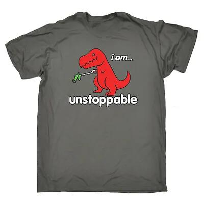 Buy I Am Unstoppable Dinosaur Trex - Mens Funny T-Shirt Tshirts Tee T Shirt Shirts • 12.95£