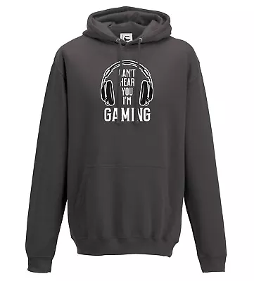 Buy Gamer Gaming Hoodie Can't Hear You I'm Gaming Gift All Sizes Adults & Kids • 21.99£
