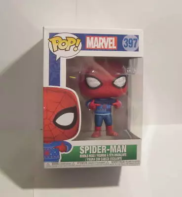 Buy FUNKO POP 397 MARVEL SPIDER-MAN HOLIDAY FIGURE IN BOX Christmas Sweater • 18.89£