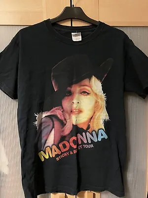 Buy Official Madonna Sticky And Sweet Tour T-Shirt - Small • 10£