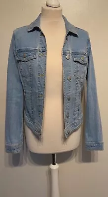 Buy Women's Blue Denim Jacket Size 8 By Very • 6.99£