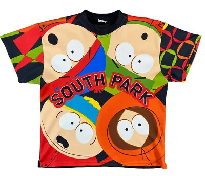 Buy Vintage South Park T Shirt Graphic Print Comedy Central 2001 Size Medium • 24.95£