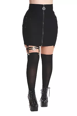 Buy Banned Belles Coven Skirt - Gothic Style Bodycon • 34.50£