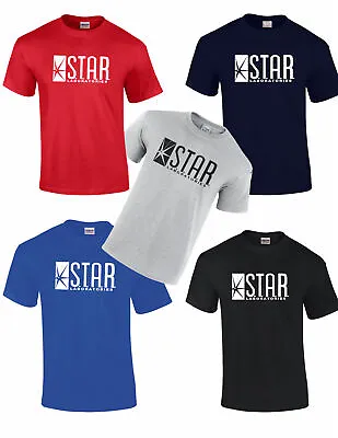 Buy Star Laboratories T Shirt Top The Flash S.T.A.R. Labs ALL SIZES T SHIRTS • 10.79£