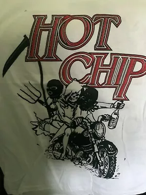 Buy Hot Chip New White T-shirt Size Medium • 19.95£