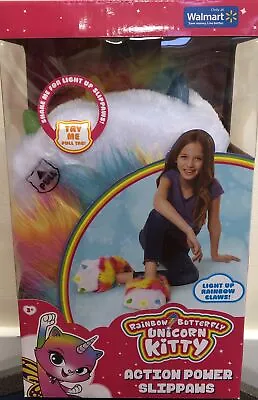Buy Rainbow Unicorn Light Up Claw Slippers Age 3+ One Size • 10.99£