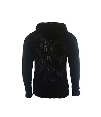 Buy Limited Edition Ring Spun Gothic Mind Point Pull Over Hoodie Black Urban Sale  • 14£