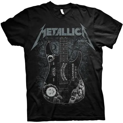 Buy Metallica Hammett Ouija Guitar Black T-Shirt - OFFICIAL • 16.29£